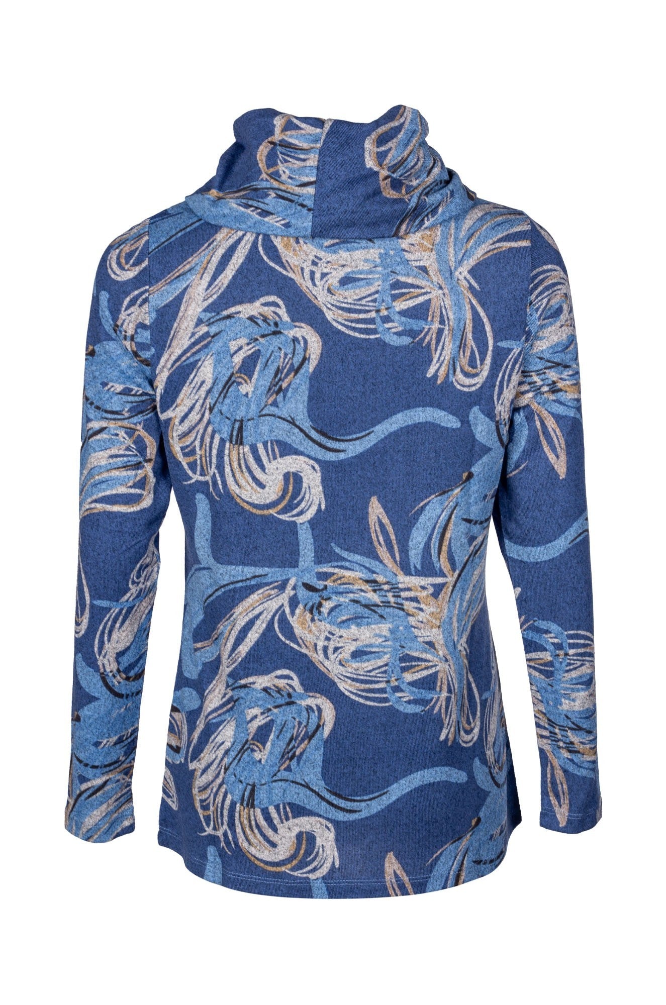 7900B1|INDIGO TAUPE FLOWER