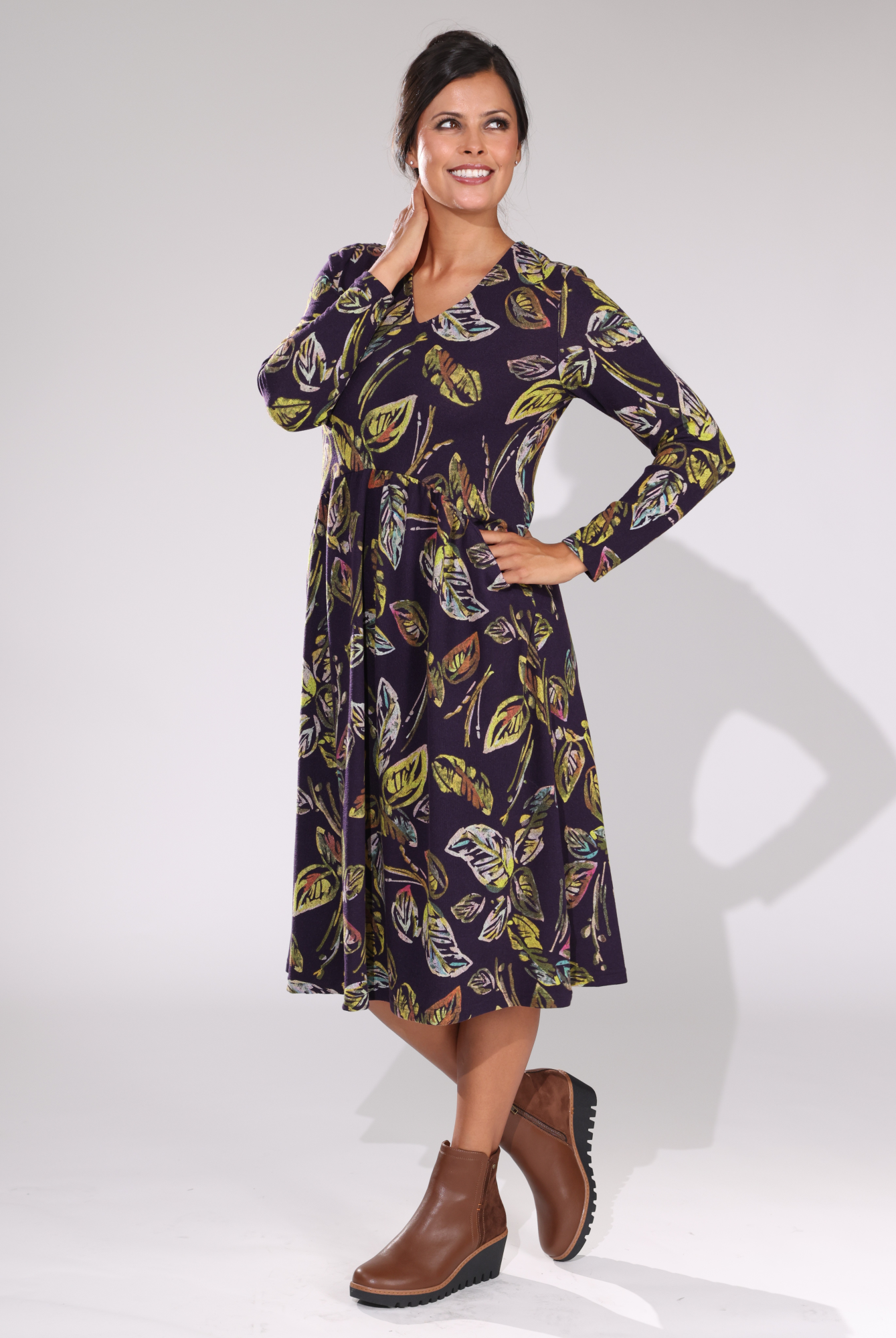 7892D1|PURPLE MULTI LEAVES