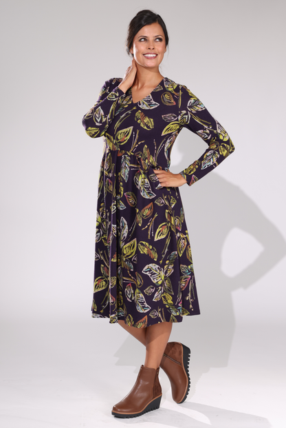 7892D1|PURPLE MULTI LEAVES