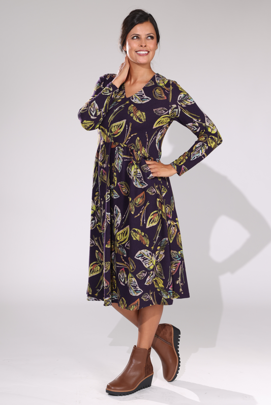 7892D1|PURPLE MULTI LEAVES