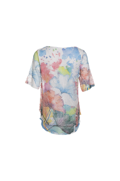 3971AR|MULTI WATERCOLOUR FAN