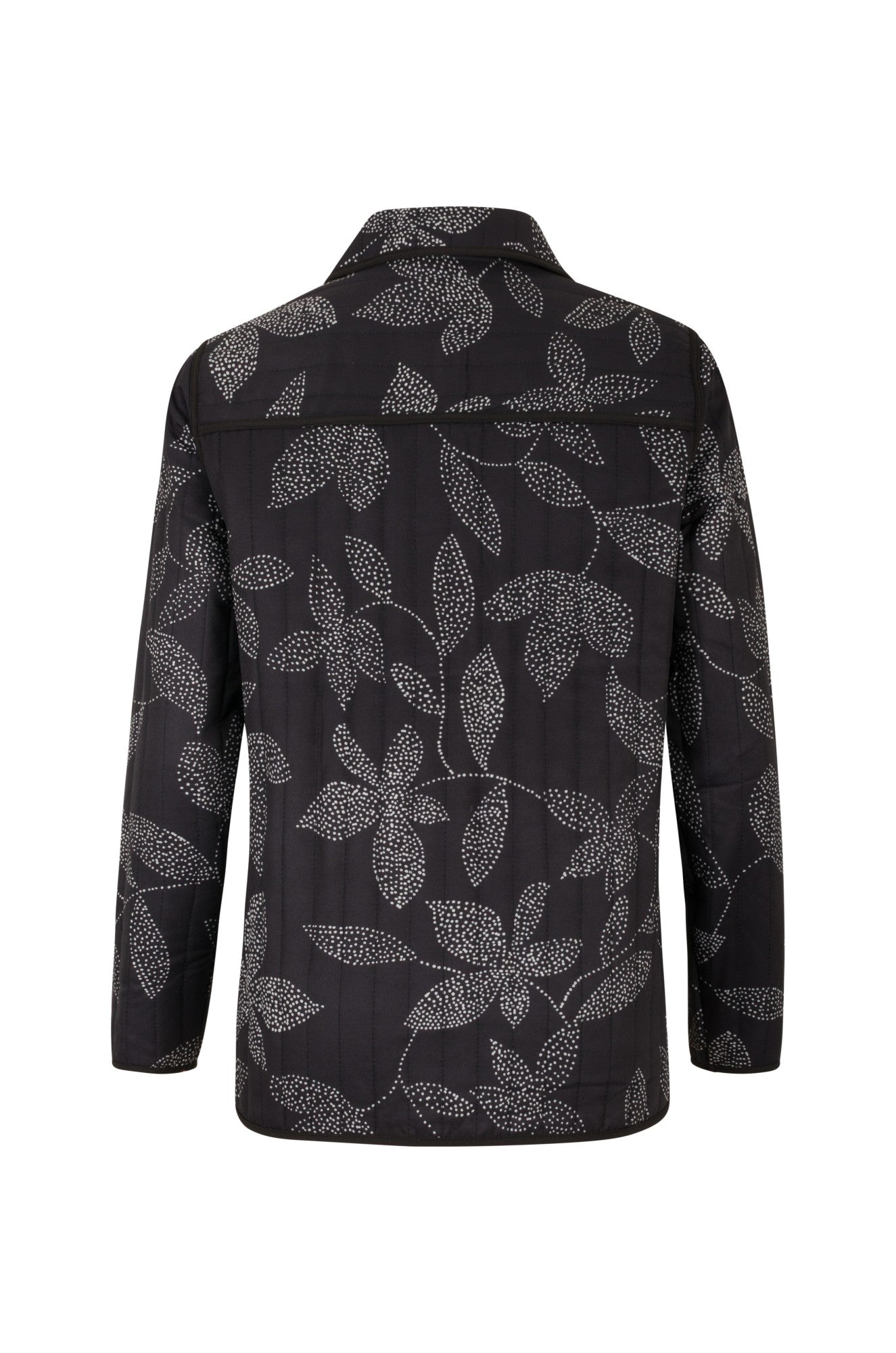 6442B1|BLACK IVORY LEAF