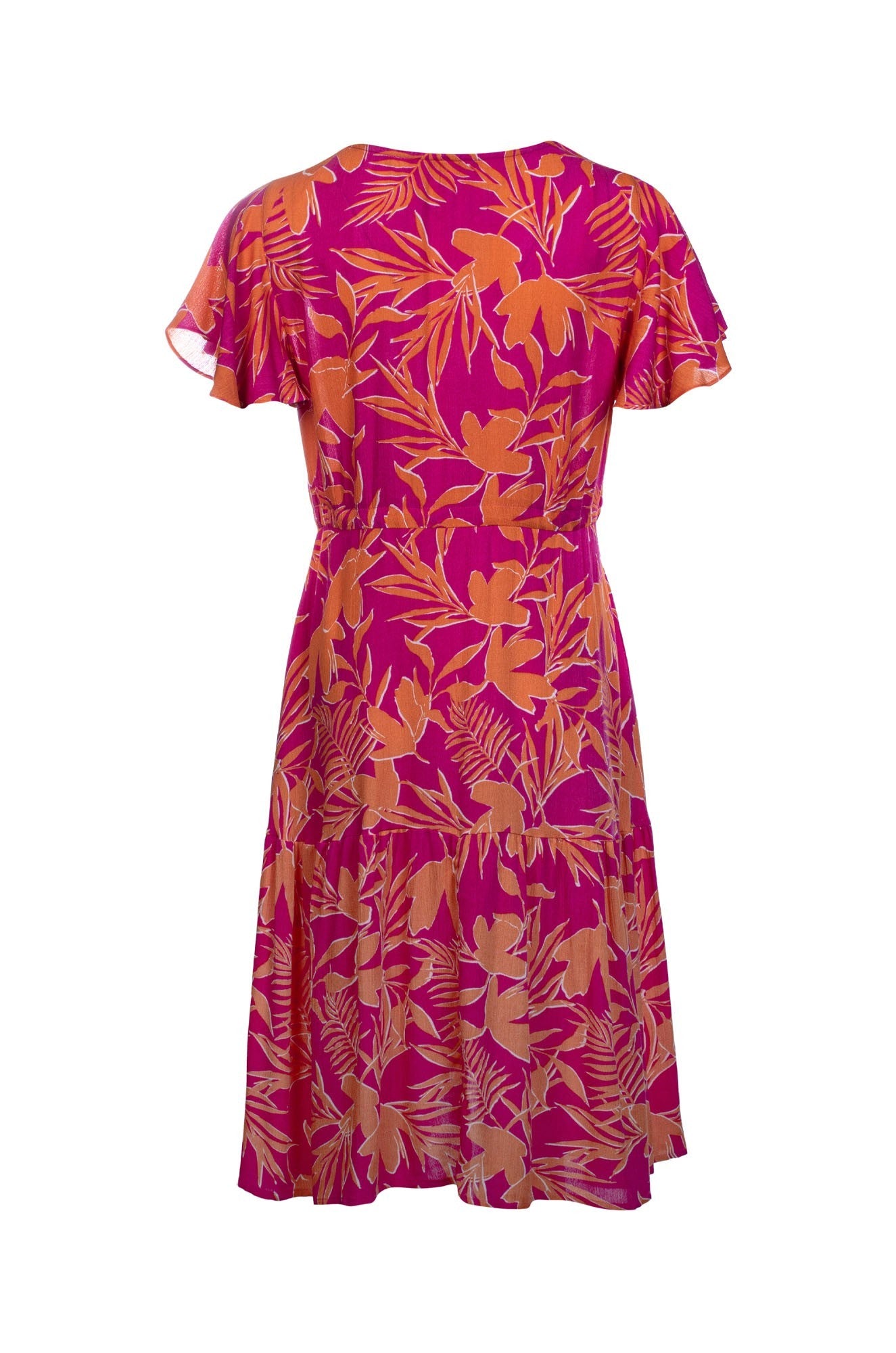 3385C1|CERISE ORANGE FERN