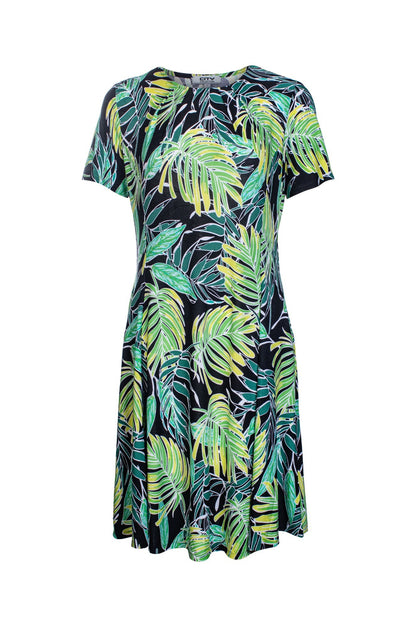 7434C1|GREEN BLACK PALM