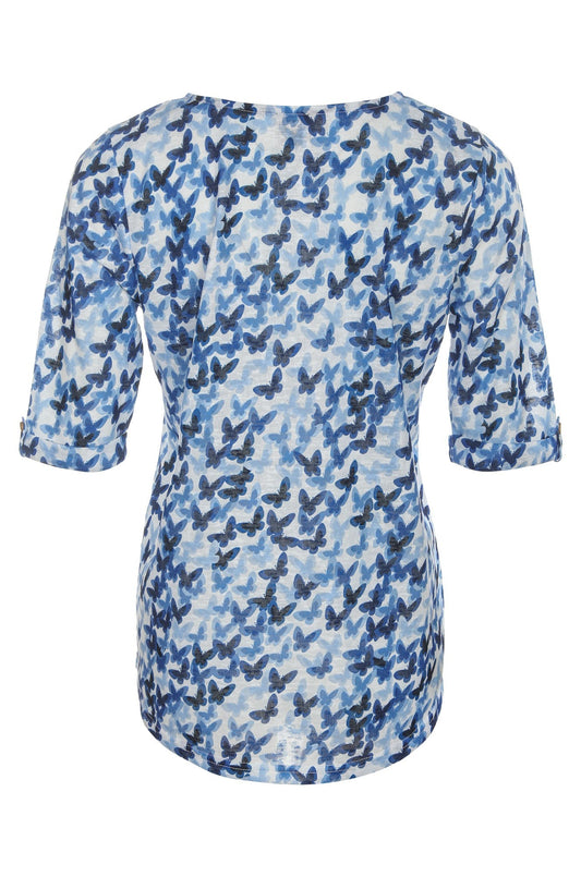 6802C1|BLUE BUTTERFLIES