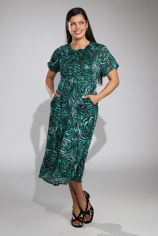8574C1|EMERALD BLACK ABST