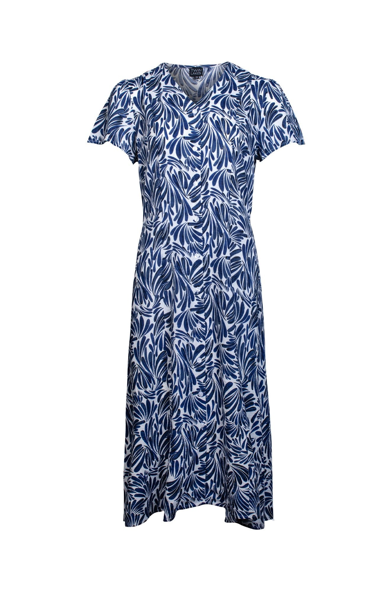 6514C1|INDIGO WHITE PETALS