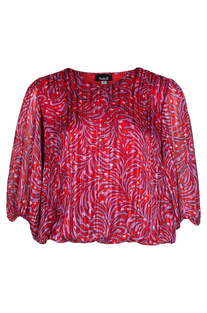 8571C1|RED LILAC FEATHER