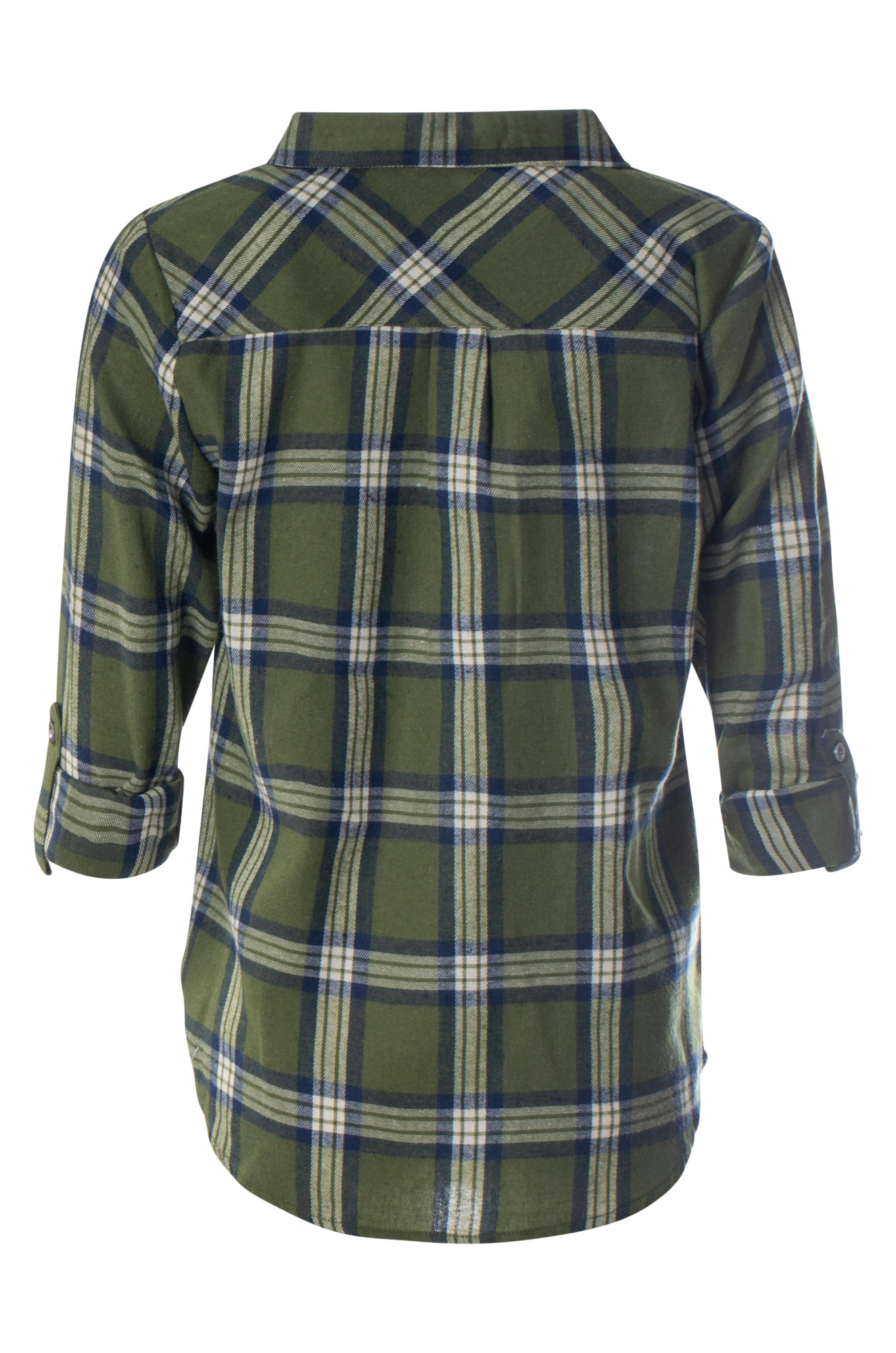6351BR|MOSS NAVY CHECK