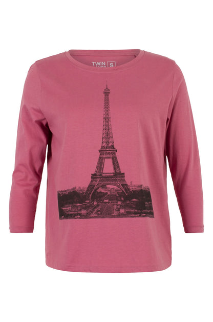 3401D1|EIFEL TOWER ON PETAL