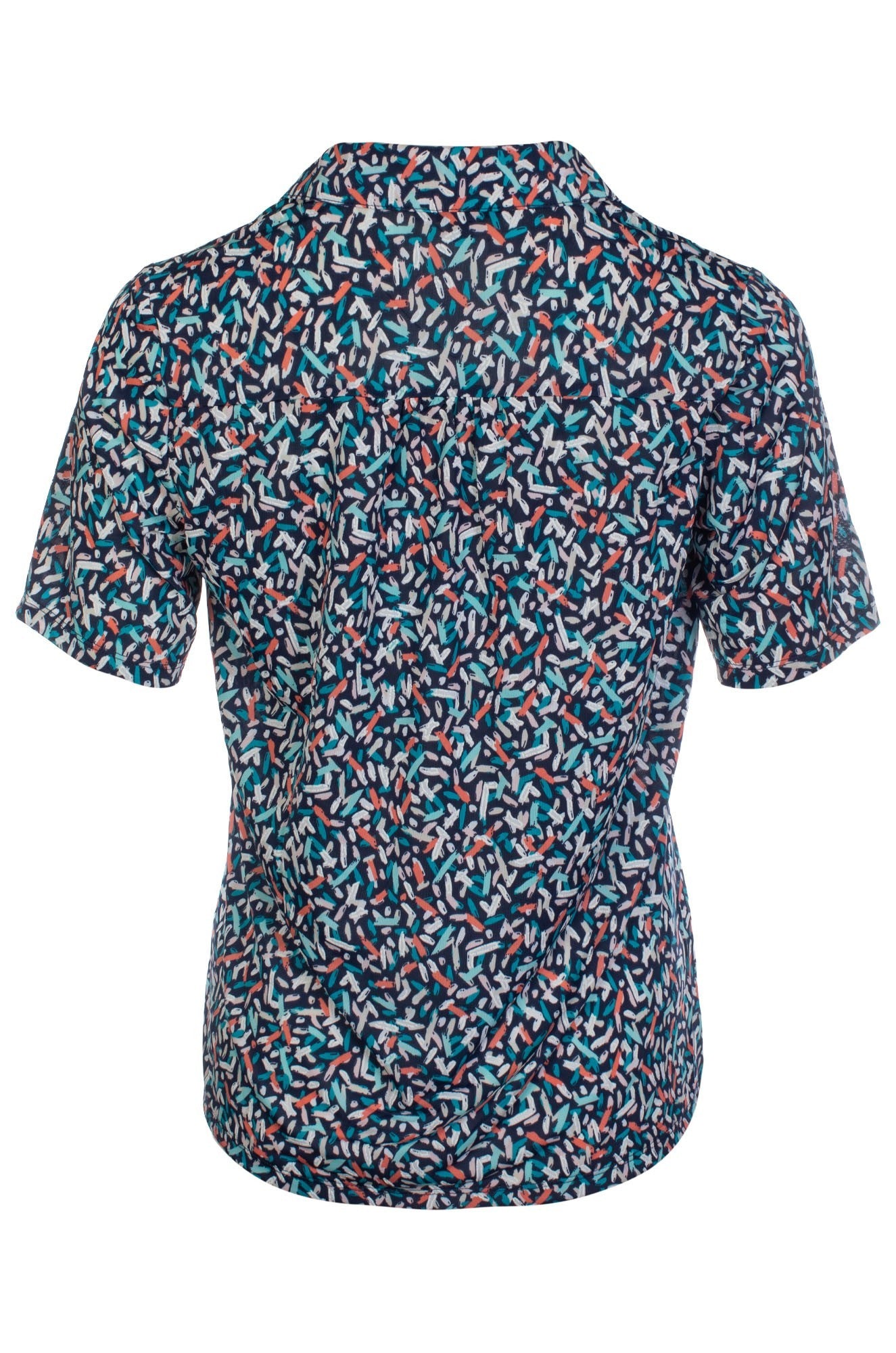 7401C1|NAVY CORAL DASH PUFF
