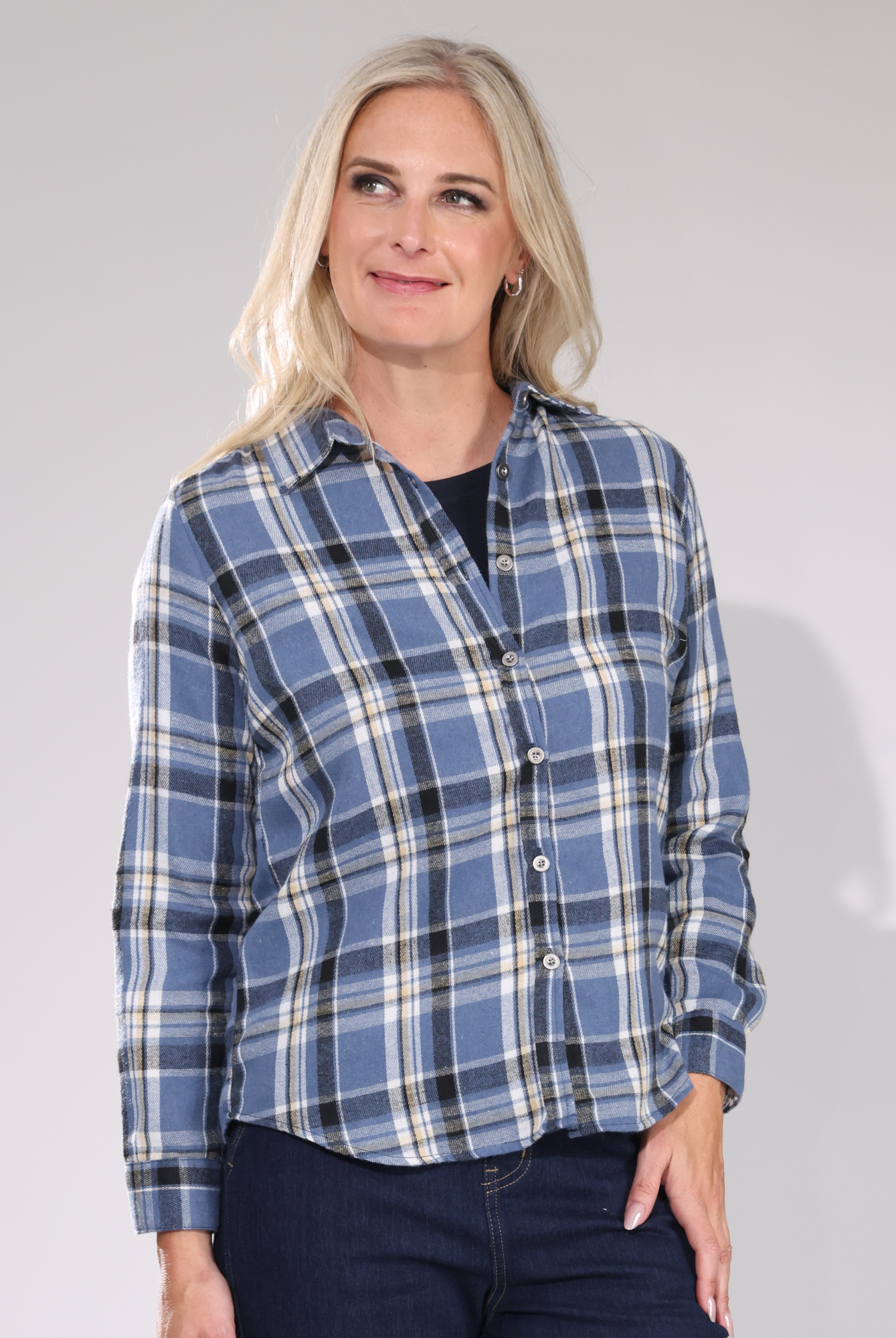 6351D1|SKY BLACK CHECKS