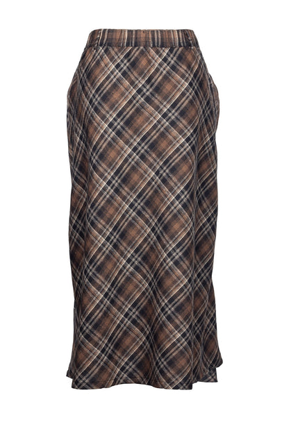 6353D1|CHOCOLATE BLACK CHECKS