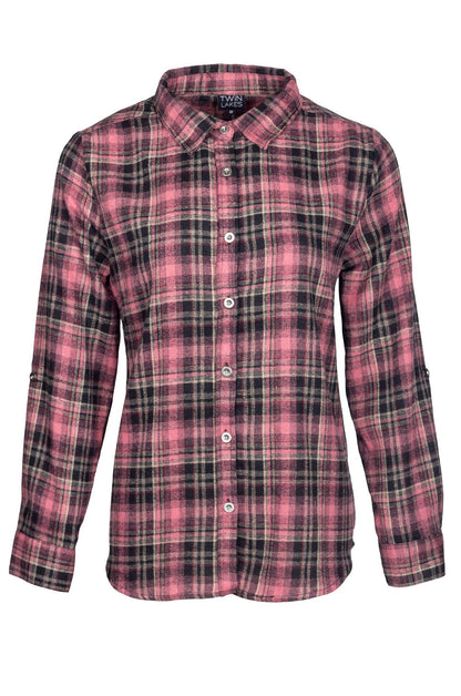 6351D1|ROSE BLACK CHECKS