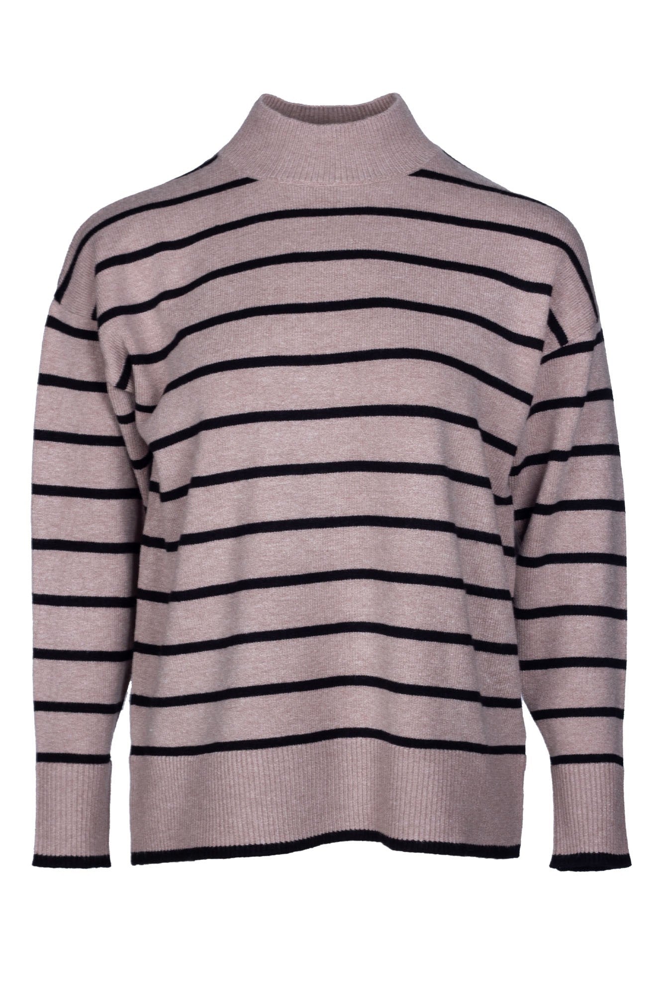 7326B1|OATMEAL MARLE/BLACK