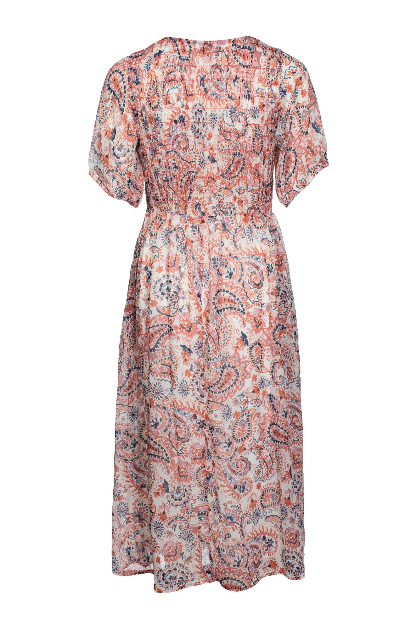 8563C1|SOFT CORAL PAISLEY