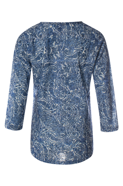 6801BR|INDIGO PAISLEY