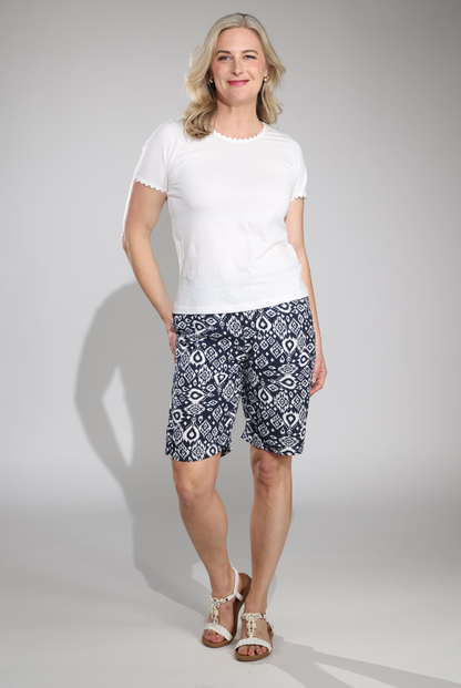 7333C1|NAVY WHITE AZTEC