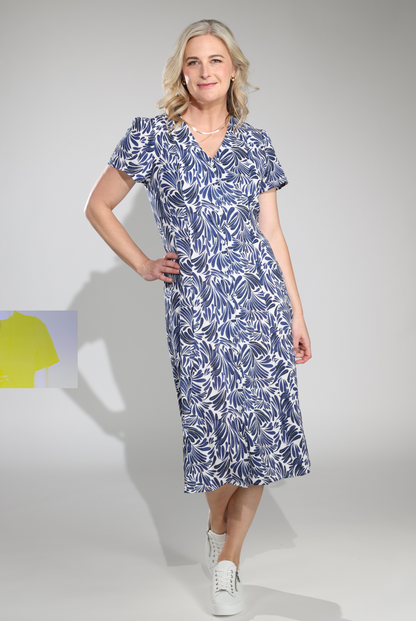 6514C1|INDIGO WHITE PETALS