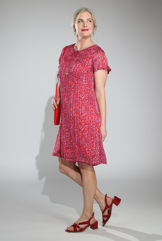 8573C1|RED LILAC FEATHER