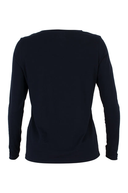 3405D1|ASYMMETRIC FLOWER ON NAVY