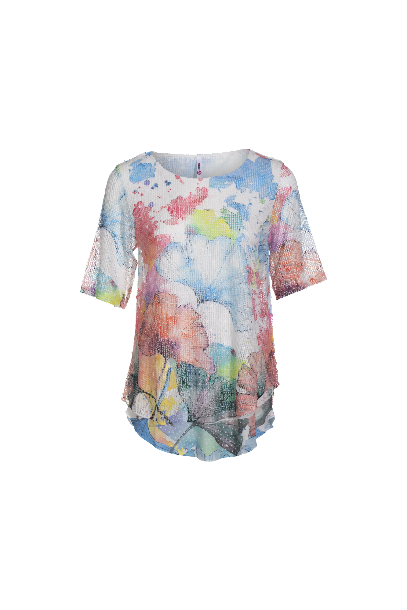 3971AR|MULTI WATERCOLOUR FAN