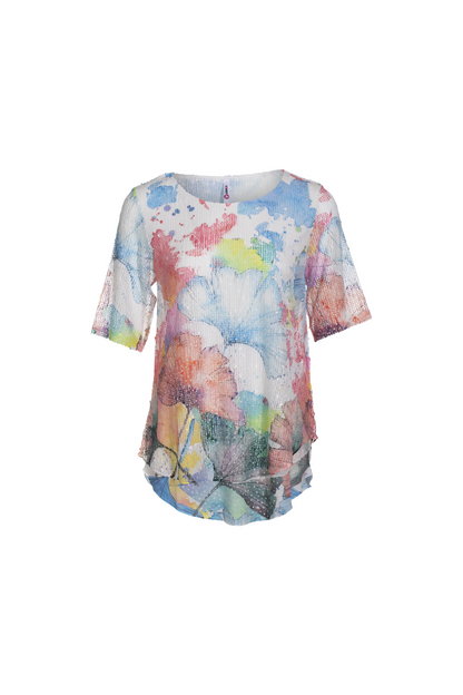 3971AR|MULTI WATERCOLOUR FAN