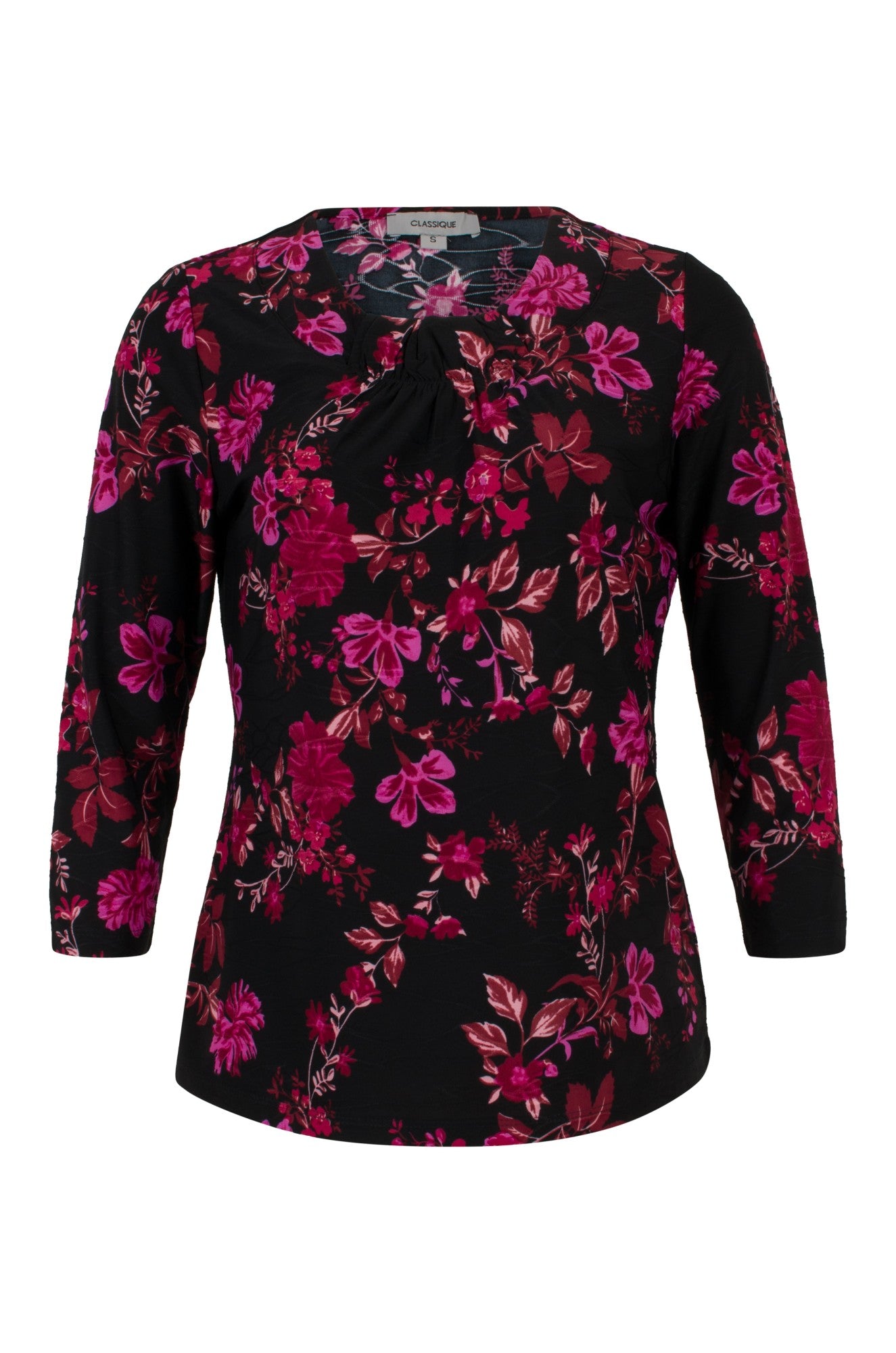 9121D1|WINE BLACK FLORAL