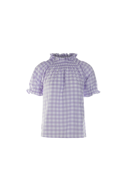 4074AR|LILAC/WHITE BIG CHECK
