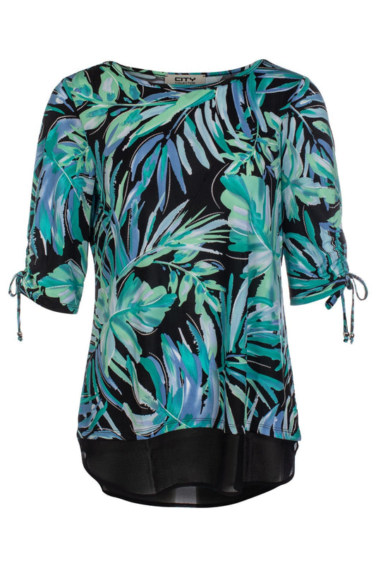 7406C1|BLACK SAGE PALM PUFF