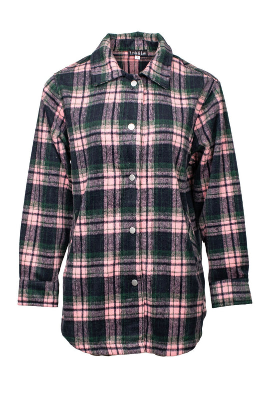 6032D1|NAVY PINK CHECKS