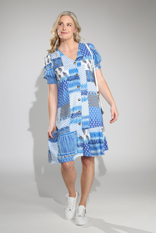 3344C1|BLUES PATCHWORK