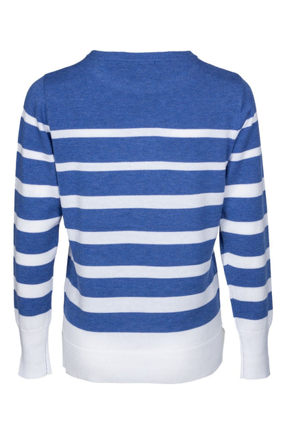 6318B1|BLUE MARLE/IVORY