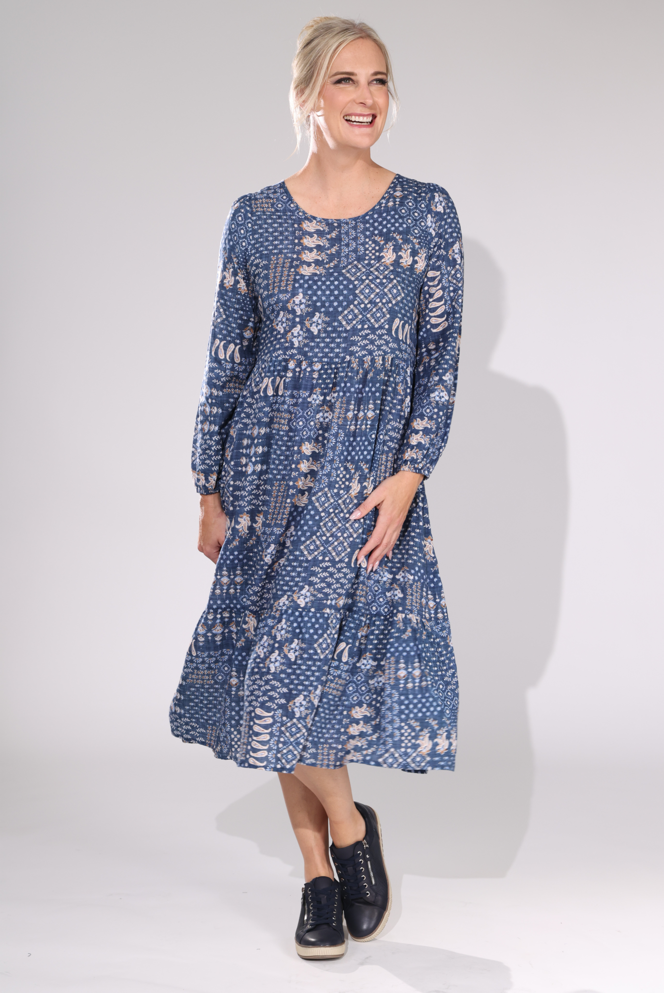 6535D1|INDIGO PATCHWORK