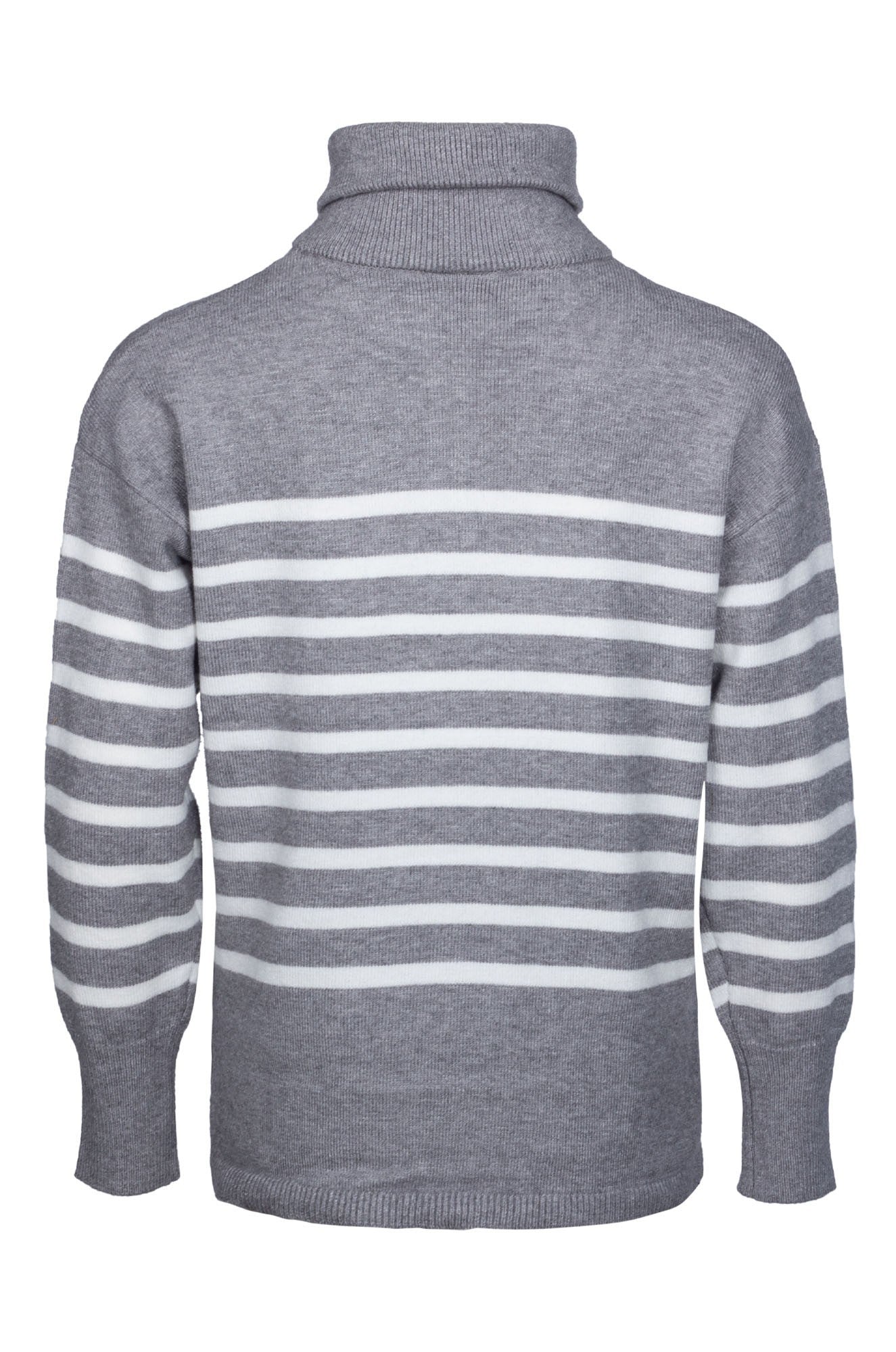 7324B1|SILVER MARLE/IVORY STRIPE