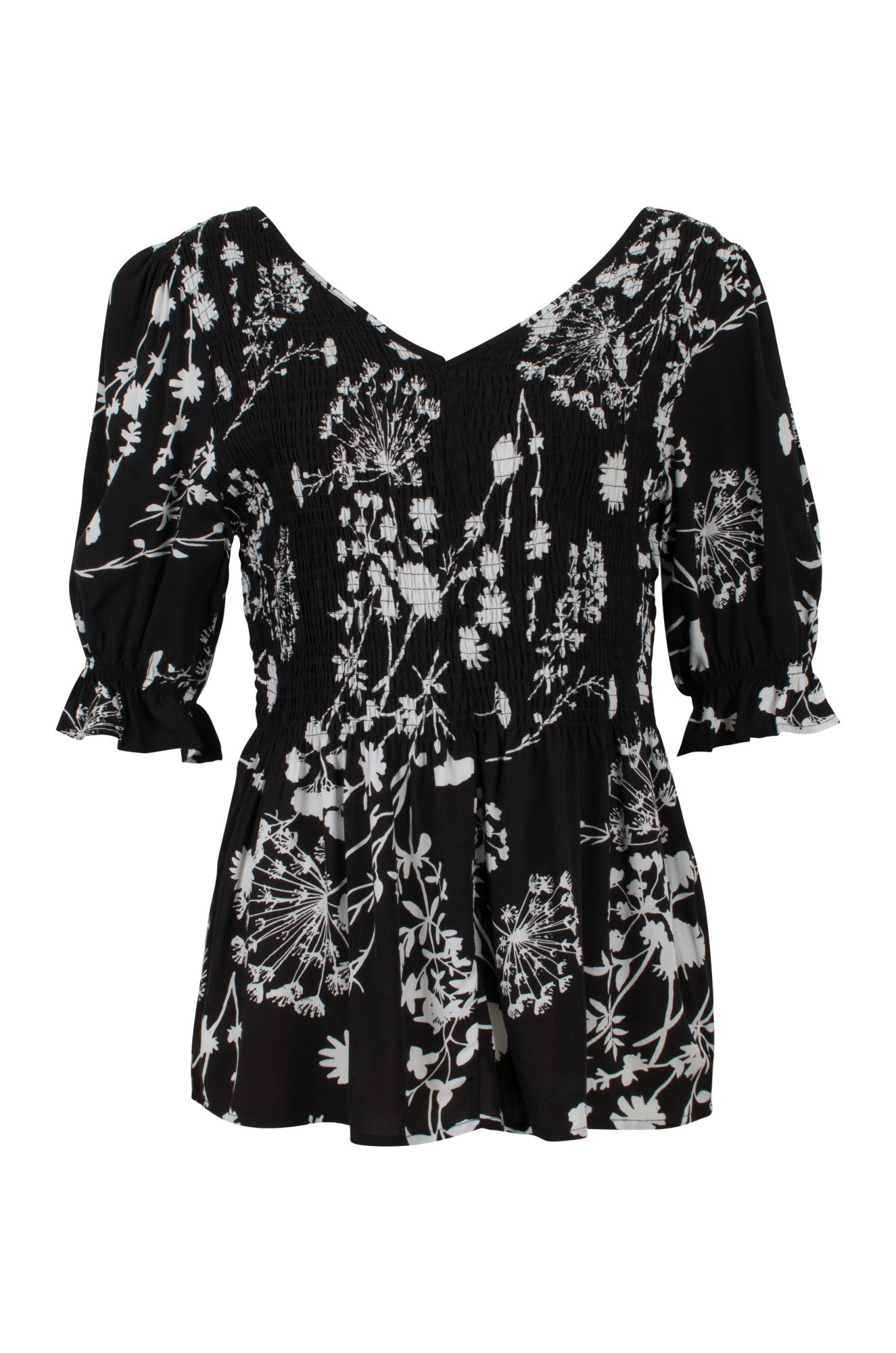 3321C1|BLACK WHITE SPRIG