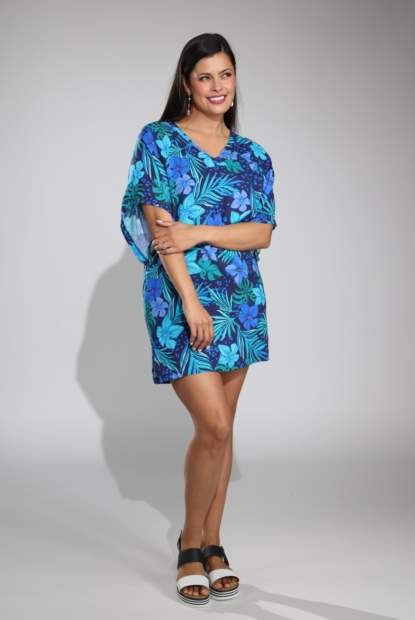 0719C1|NAVY JADE HIBISCUS