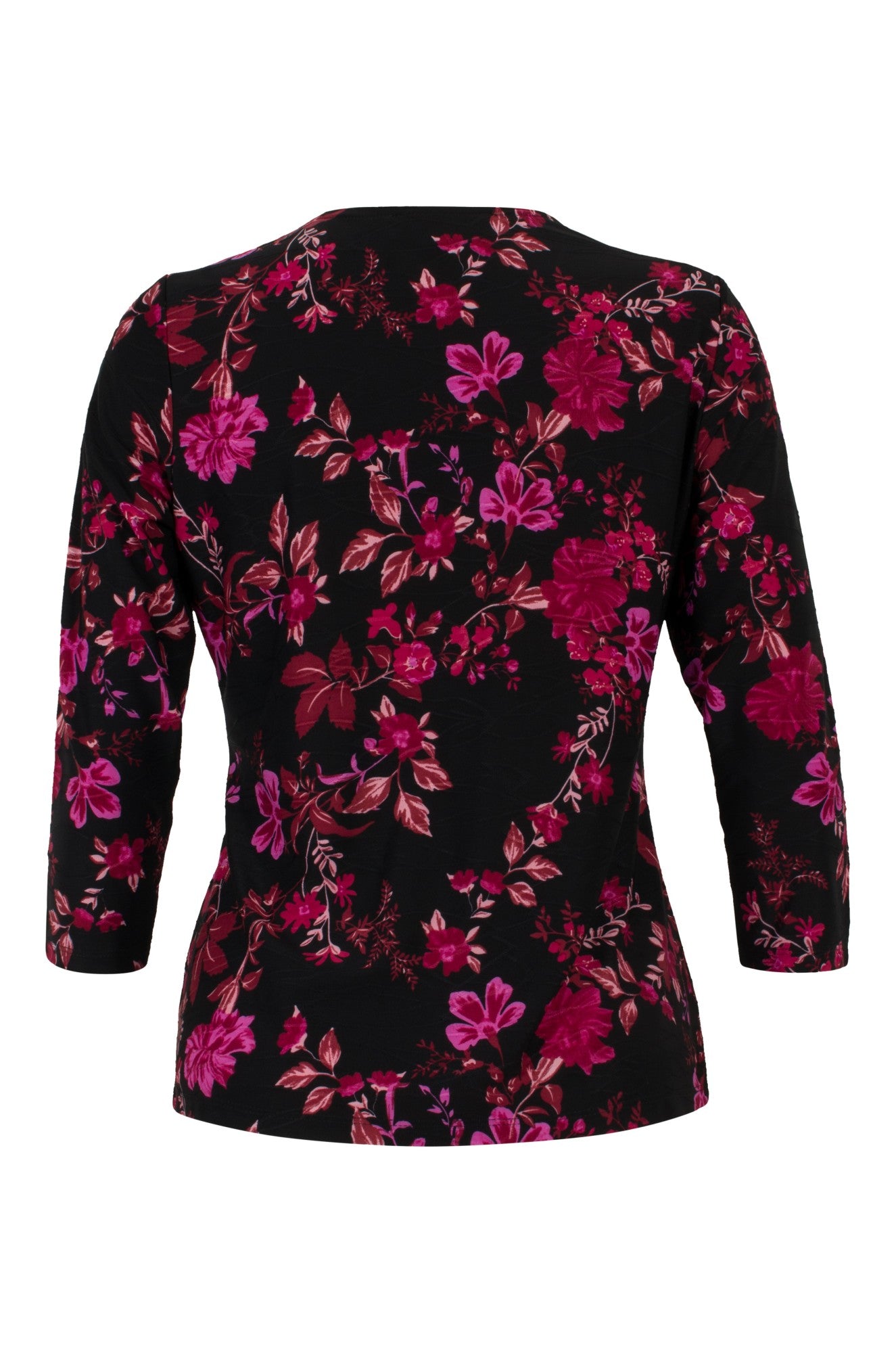 9121D1|WINE BLACK FLORAL