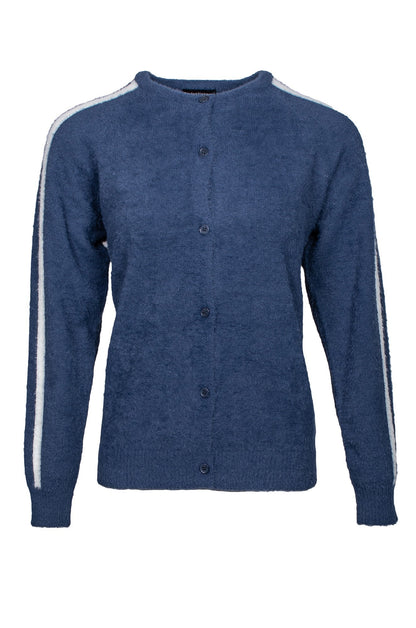 4663D1|INDIGO IVORY STRIPE