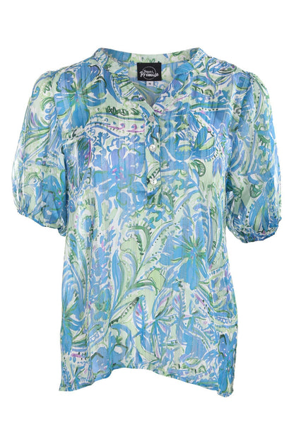 7122C1|BLUE APPLE PAISLEY