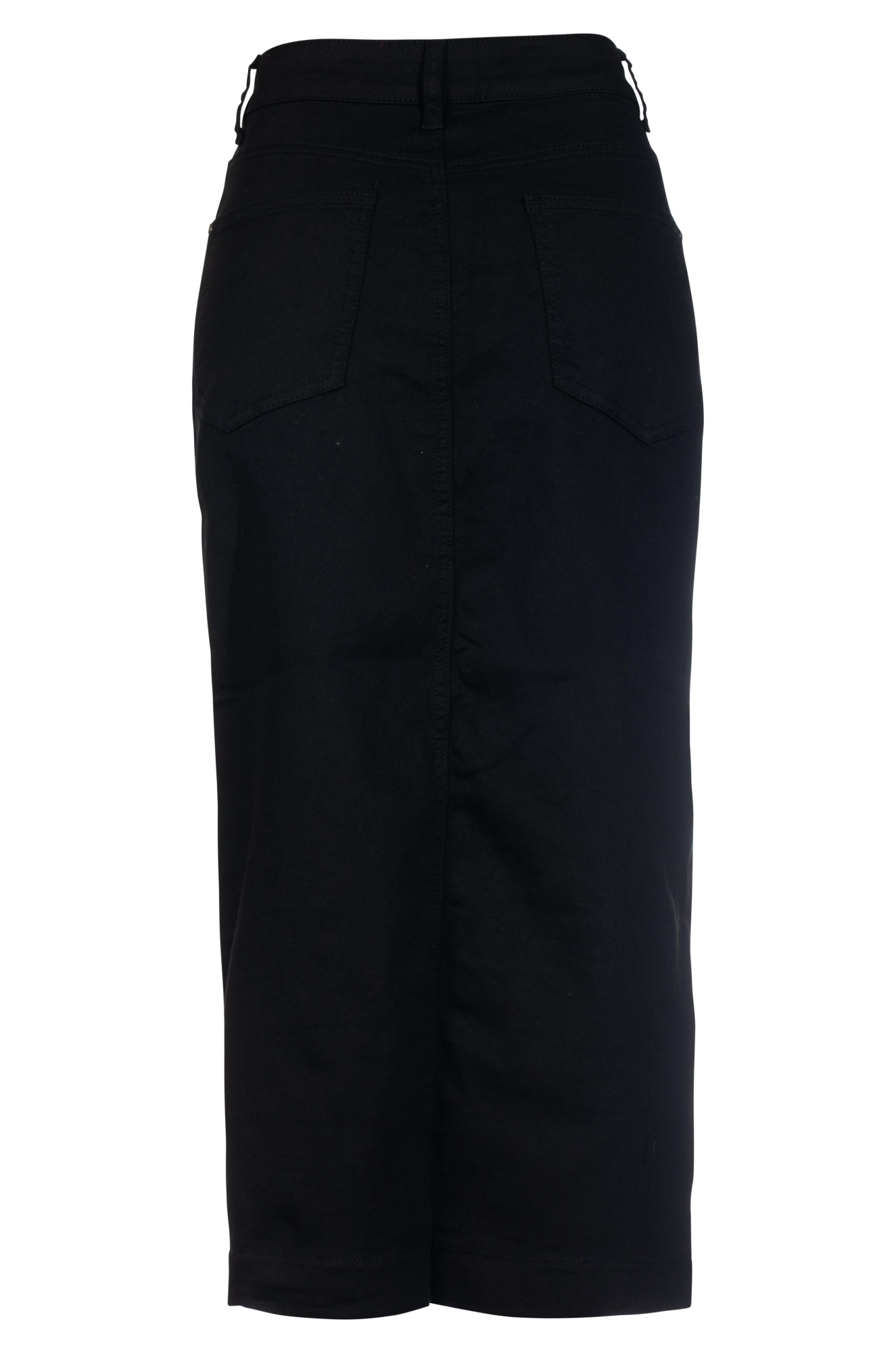 A-line Coloured Denim Skirt | Black | 6904ZZ – Ballentynes Fashion Central