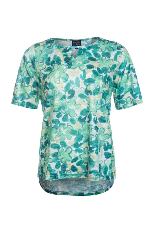 6054C1|GREEN BUTTER FLORAL