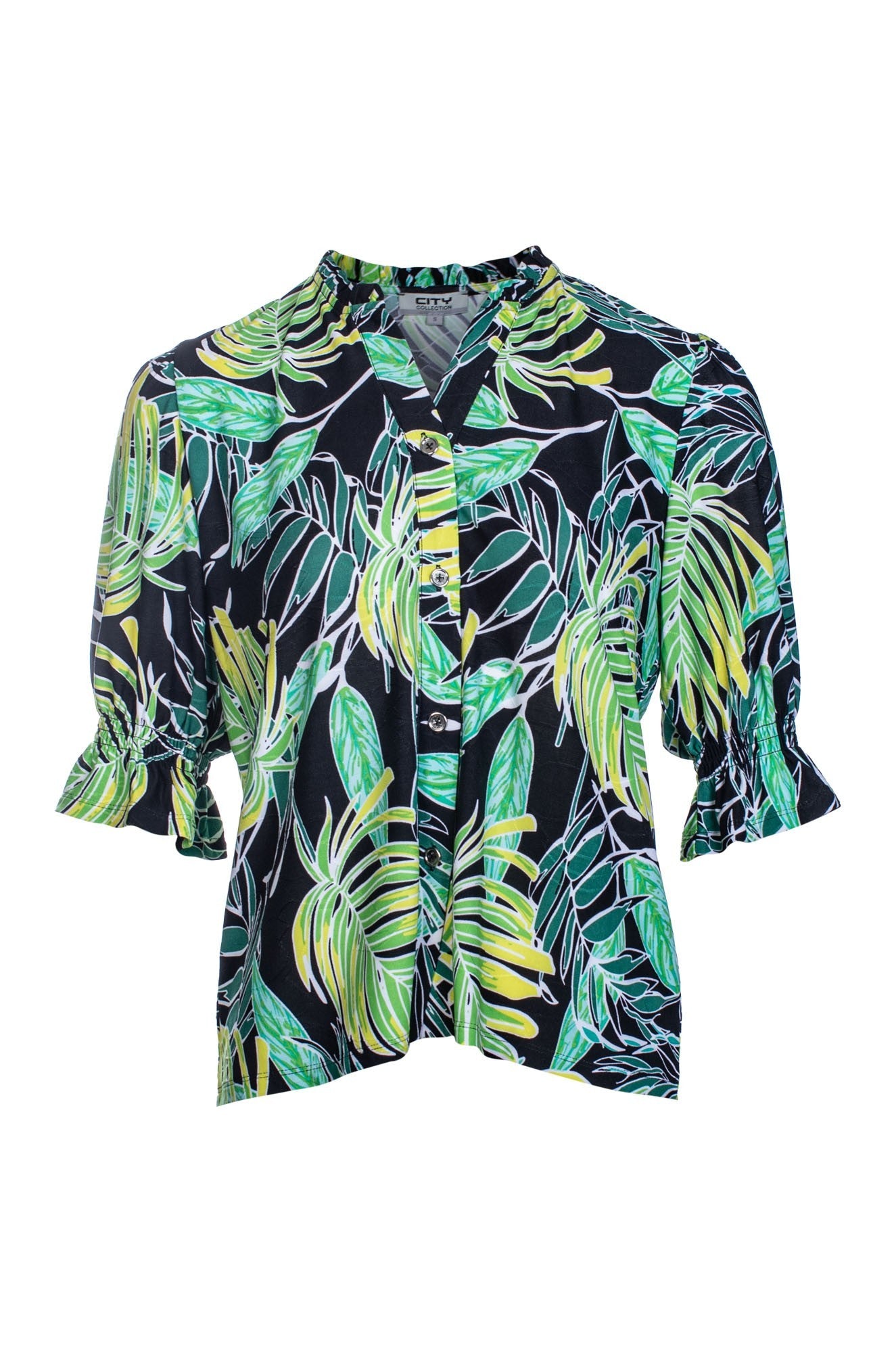 7413C1|GREEN BLACK PALM