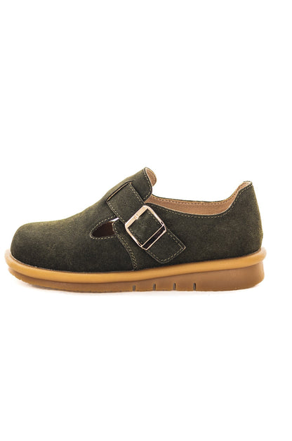 CLENDA B1|KHAKI SUEDE