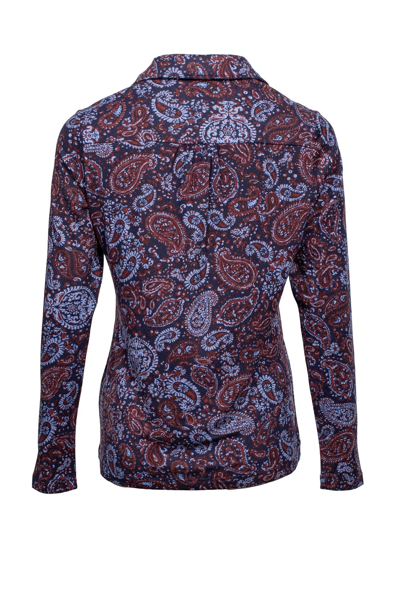 7903D1|NAVY BERRY PAISLEY