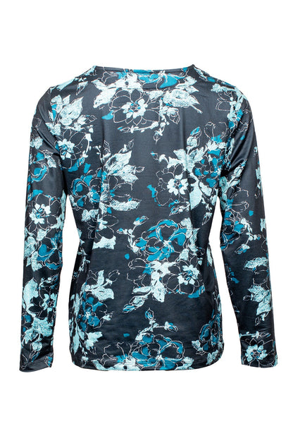 7601D1|BLACK SEAFOAM FLOWER