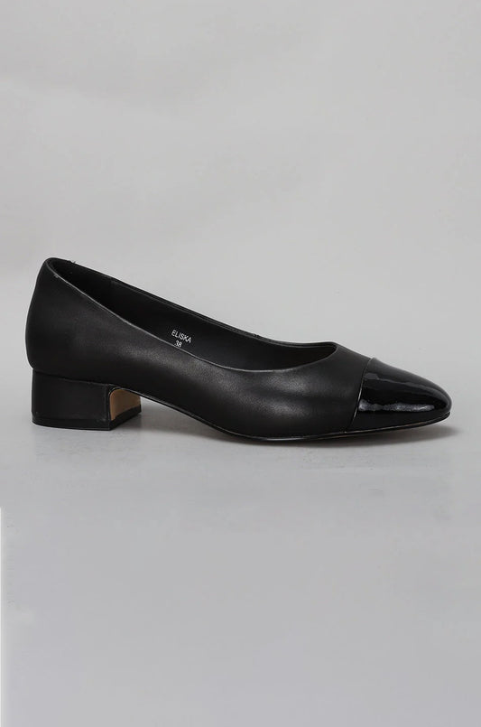 ELISKA C1|BLACK/BLACK PATENT