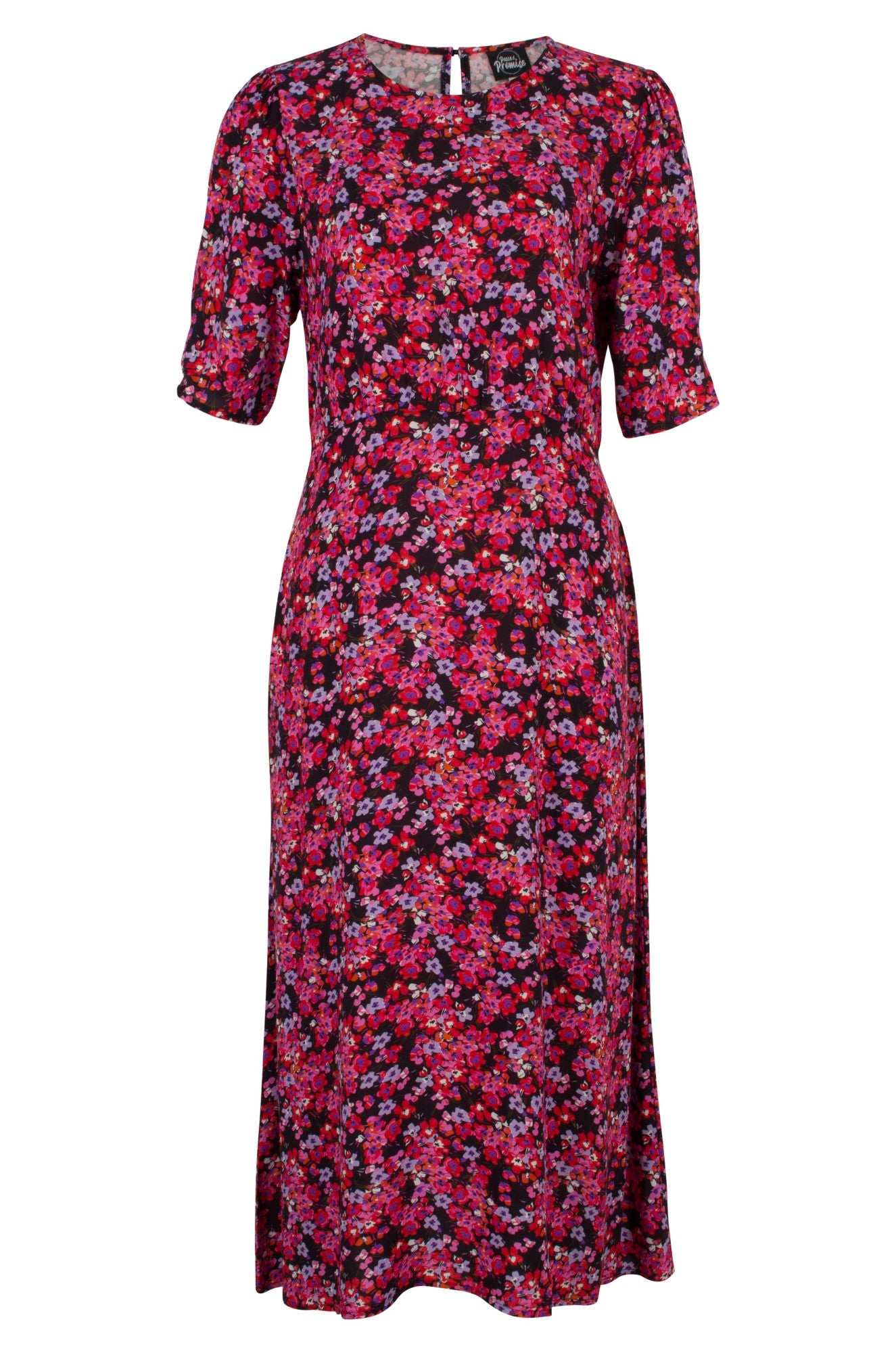 7322C1|RED BLACK DITSY