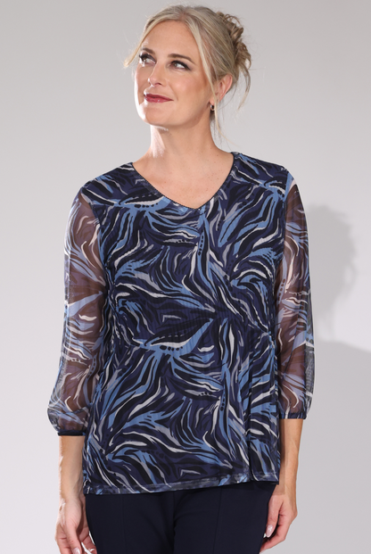 4512D1|WEDGEWOOD NAVY WAVE