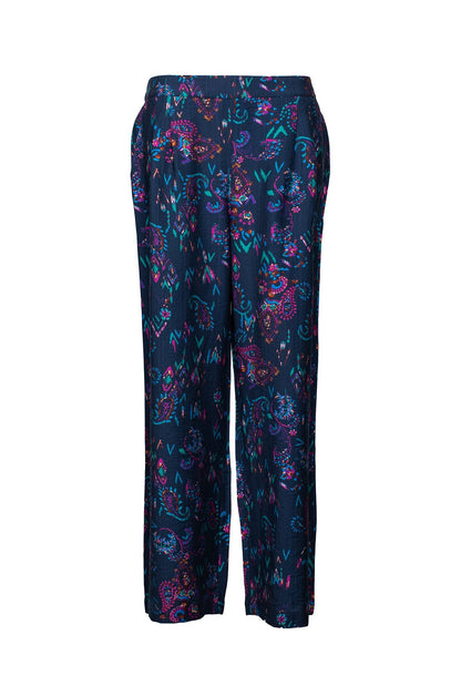 7667D1|NAVY CERISE PAISLEY
